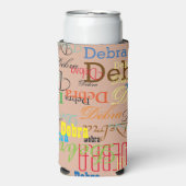 Colorful Repving Names Overlapt Custom (Seltzer Voorkant)