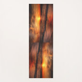 Colorful Retro Beach Sunset Yogamat (Voorkant)