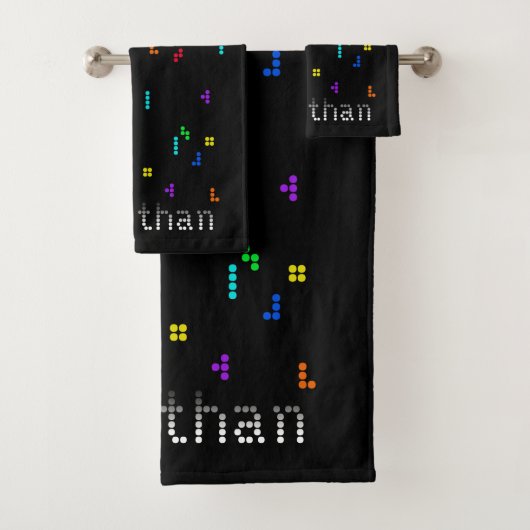 Colorful Retro Block Puzzle Game Play Gaming Bad Handdoek (Insitu)