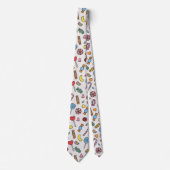 Colorful Retro Cartoon Candy Stropdas (Voorkant)