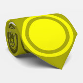 Colorful Retro Circles Pattern Stropdas (Opgerold)