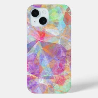 Colorful Retro Cool Polygon Mosaic Art Patroon