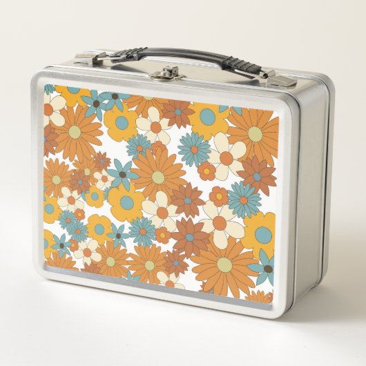 Colorful Retro Flower Pattern (Voorkant)