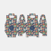 Colorful Retro Kerstcadeaufeestdag Bedankdoosjes (Uitgevouwen)