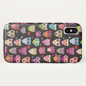 Colorful retro Owls Case-Mate iPhone Case (Achterkant (horizontaal))