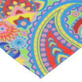 Colorful Retro Paisley Pattern Tafelkleed (Gekanteld)