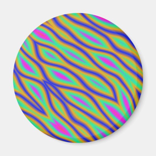 Colorful Ripples Magneet (Voorkant)