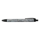 Colorful River Rock Pebbles Art Zwarte Inkt Pen (Bovenkant)