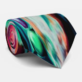 Colorful River Rock Stropdas (Opgerold)