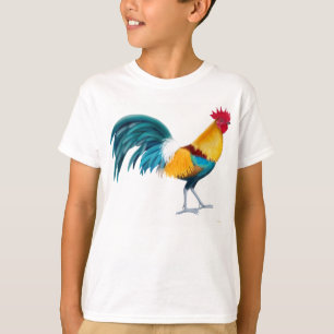 Colorful Rooster Kinder T-Shirt