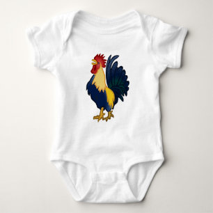 Colorful Rooster Romper