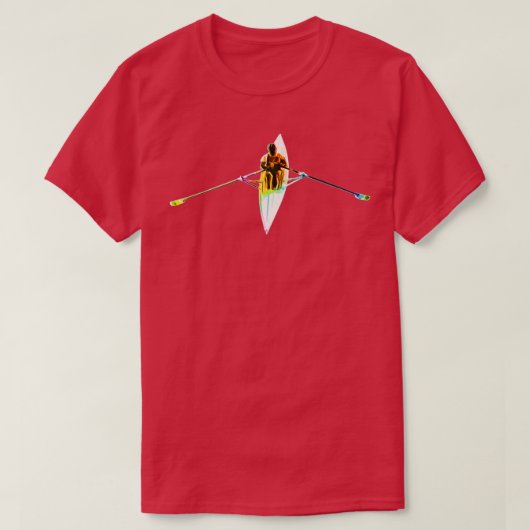 Colorful Rower T-shirt (Design voorkant)