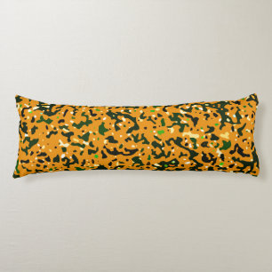 Colorful Rustic Camo Camouflage Pattern Lichaamskussen