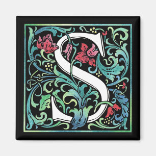 Colorful S Monogram Magnet Magneet