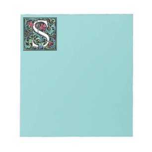 Colorful S Monogram Notitieblok van 5,5 x 6 inch -