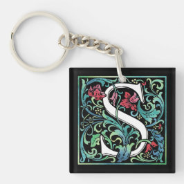Colorful S Monogram Sleutelhanger