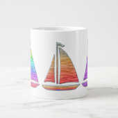Colorful Sailboat Specialty Mok (Voorkant)