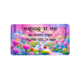 Colorful Salamander Address Labels