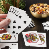 Colorful Samurai Emblem Pokerkaarten (Insitu)
