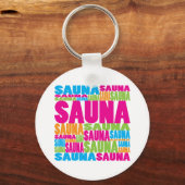 Colorful Sauna Sleutelhanger (Voorkant)