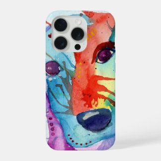 Colorful Sausage Dog  iPhone 15 Pro Hoesje