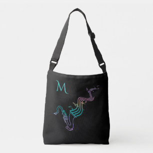 Colorful Saxophone op  kleurenCanvas tas