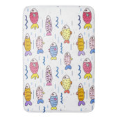 Colorful School of Fish Badmat (Voorkant Verticaal)