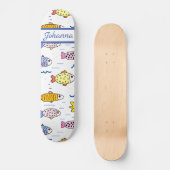 Colorful School of Fish Skateboard (Voorkant)
