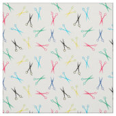 Colorful Scissor Pattern Stof (Swatch)