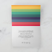 Colorful script Happy New Year foto Kaart (Binnen)