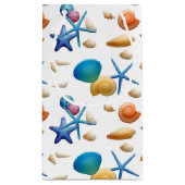 Colorful Seashells Beach Klein Cadeauzakje (Achterkant)