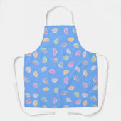 Colorful Seashells Pattern Light Blue Schort (Voorkant)