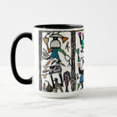Colorful Senufu Coffee Cup Mok (Links)