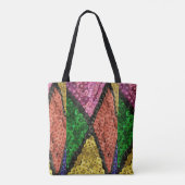 Colorful Sequins Bling Patroon Draagtas (Achterkant)