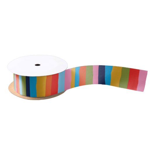 Colorful Serrate Stripes Painted Boho Pattern Lint (Spoel)