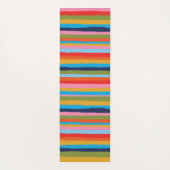Colorful Serrate Stripes Pattern Yogamat (Achterkant)