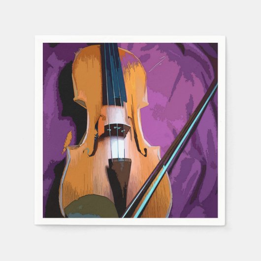 Colorful set inapkins - Viola Servetten (Voorkant)