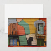 Colorful Shacks Bueno Aires Argentine Cartes posta (Devant / Derrière)