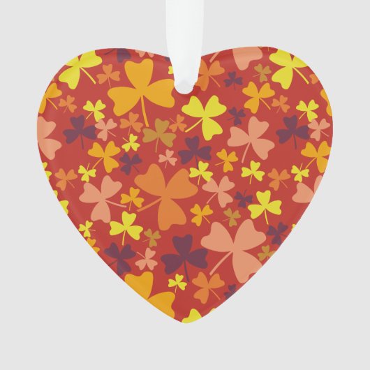 Colorful Shamrocks Ornament (voorkant)