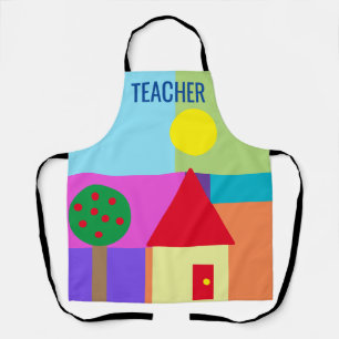 Colorful Shapes School-Schort Schort
