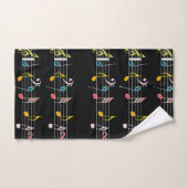 Colorful Sheet Music en Notes Bad Handdoek (Handdoek)