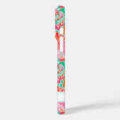 Colorful Shells Monogrammed Case-Mate iPhone Case (Achterkant / Links)