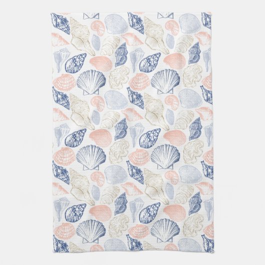 Colorful Shells Theedoek (Verticaal)