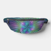 Colorful Shiny Fantasy Flower Abstract Fractal Art Heuptasje (Liggend)