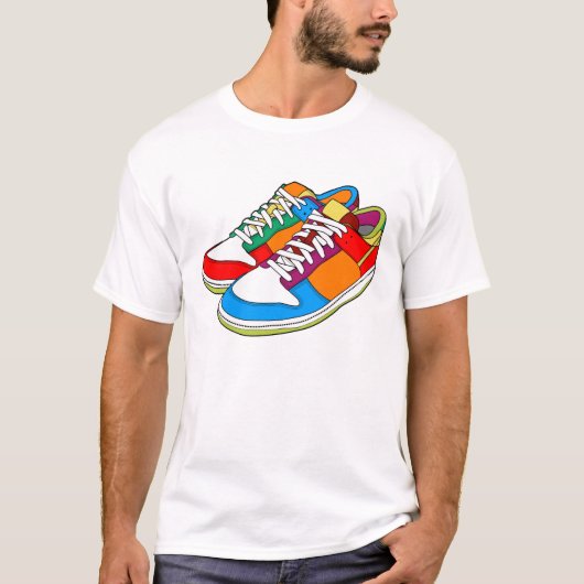 Colorful Shoes T-shirt (Voorkant)