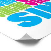 Colorful Singing Poster (Hoek)