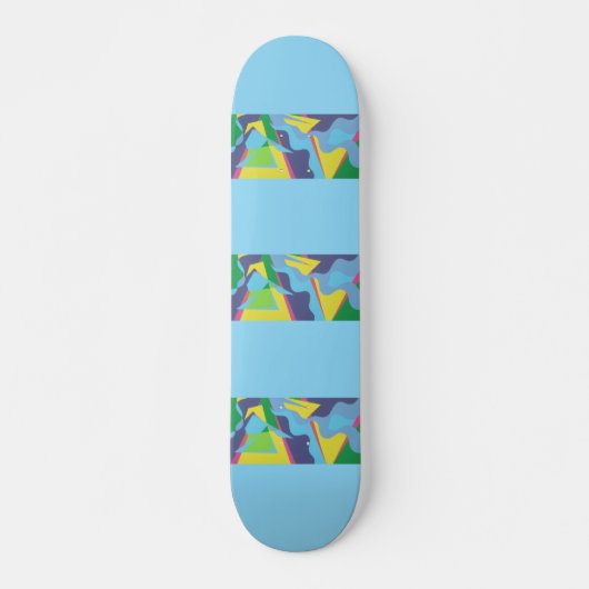 Colorful Skateboard Deck (Devant)