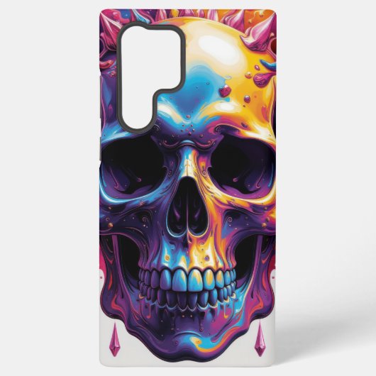 Colorful Skull Samsung Galaxy Hoesje (Achterkant)