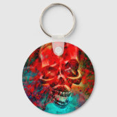 Colorful skull sleutelhanger (Achterkant)