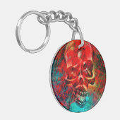 Colorful skull sleutelhanger (Voorkant Links)